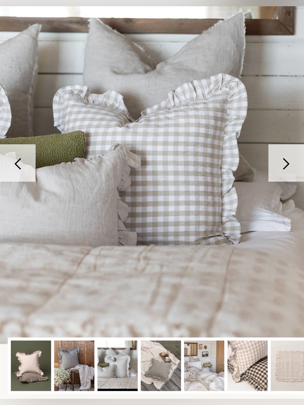 Accents De Ville: Gingham Cushion Cover from the Fall 2026 Jilly Box